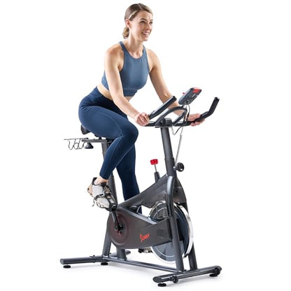 Sunny Health & Fitness Smart Indoor Cycling Bike for Home Cardio Exercise