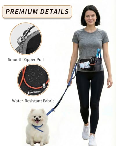 sportsnew Waist Pack with Water Bottle Holder, Fanny Pack for Men Women - color: Black