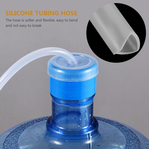 POPETPOP 4Pcs Silicone Tubing Hose Replacement for Water Dispenser Pumps Flexible and Wear-resistant Soft Silicone Tubes Compatible with Electric USB Rechargeable Automatic Drinking Water Pumps