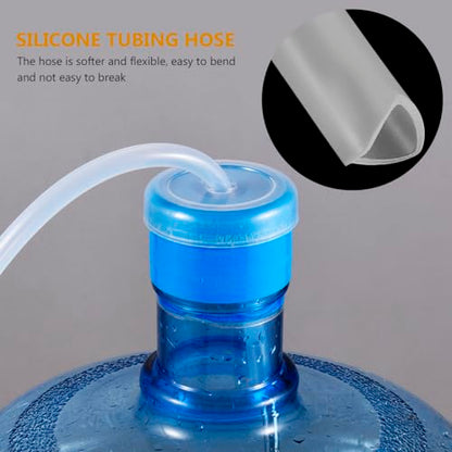 POPETPOP 4Pcs Silicone Tubing Hose Replacement for Water Dispenser Pumps Flexible and Wear-resistant Soft Silicone Tubes Compatible with Electric USB Rechargeable Automatic Drinking Water Pumps