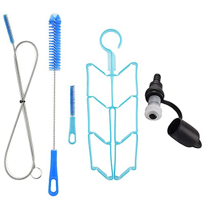 J.CARP Cleaning Kit with ON-Off Switch Bite Valve Tube Nozzle Replacement for Water Bladder.