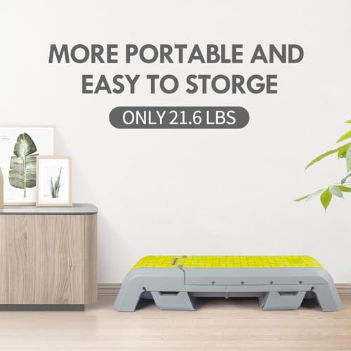 leikefitness Exercise Step Platform, Multifunctional Aerobic Deck - color: Green