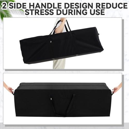 1 Pcs 48 x 15 x 15, 176 L Versatile Large Duffle Bag, Black - color: Black, size: 48 x 15 x 15 Inch, 176 L
