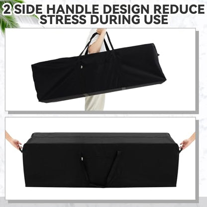 1 Pcs 48 x 15 x 15, 176 L Versatile Large Duffle Bag, Black - color: Black, size: 48 x 15 x 15 Inch, 176 L