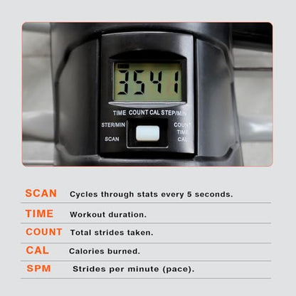 Rock Stepper Side to Side,Steppers for Exercise at Home with Digital Display,Workout Equipment for Home,Apartment and Office. Stepper Exercise Machine for Exercise Fitness Stepper for Arms,Legs