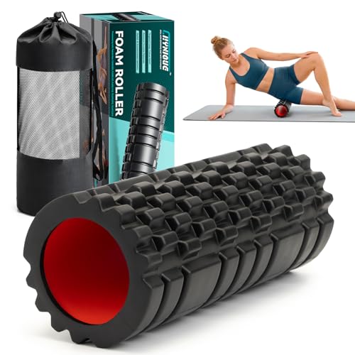 Foam Roller for Deep Tissue Massager Multi Density Massage Roller - color: Black