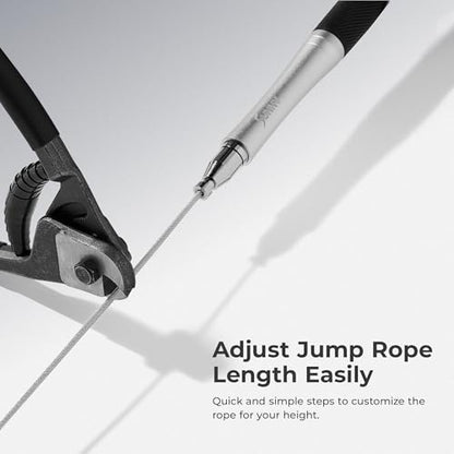 Sunny Health & Fitness Exercise Jump Rope for Home Gym Workouts