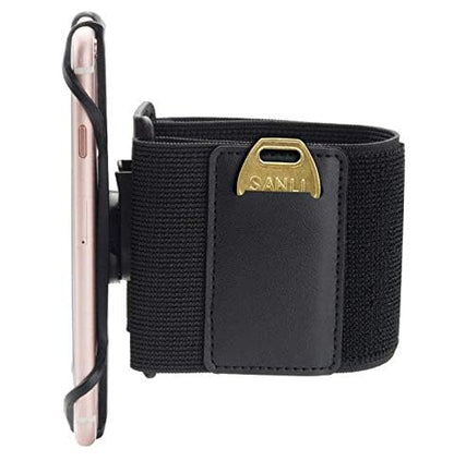 Running Sports Armband Wrist Band Phone Holder Bag Pouch Case for Samsung Galaxy S26 S25+ S24+ S23+ Plus S22 Ultra S21 A57 A37 A17 A16 iPhone 17 16 15 14 Plus 13 12 11 Pro Max SE Google Pixel 10 9 8 7