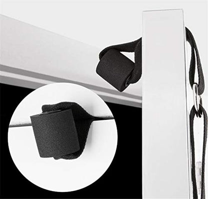 Back bend Assist Trainer - Improve Back and Waist Flexibility, Door Flexibility Stretching Strap, Home equipment for Ballet, Dance, Yoga, Gymnastics, Cheerleading, Splits - color: rose