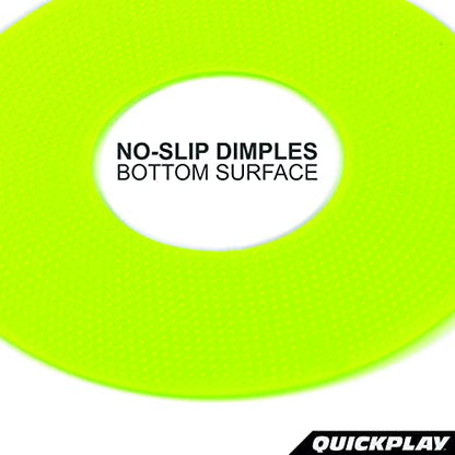 QUICKPLAY Quick-Pick Flat Field Markers Set of 10 - Easy-Carry Discs