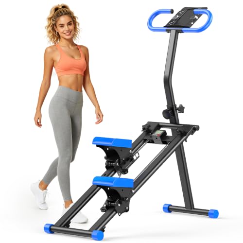 OWLSKY Stair Stepper for Home,Vertical Climber Exercise Machine with Stable Triangular Frame, Smooth & Quiet Motion, Full Body Workout Equipment - style: OW-2233 Stair Stepper Black