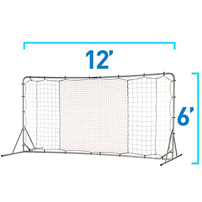 Franklin Sports Soccer Rebounder - style: 12' x 6' - Silver