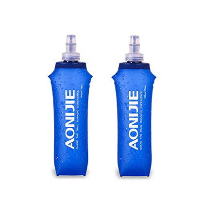 AONIJIE Soft Water Bottle, 2 Pack, 500ml - color: 2 Pcs - 500ml