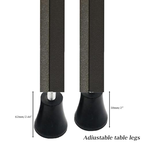 4Pcs 2-inch Height Rubber Furniture Legs Feet Pads Anti-Slip Risers Replacement for Furniture Chair Table Sofa (M8x12mm Bolt), Not Include Four-Claw Nuts - size: 2in-Height /M8 Bolt