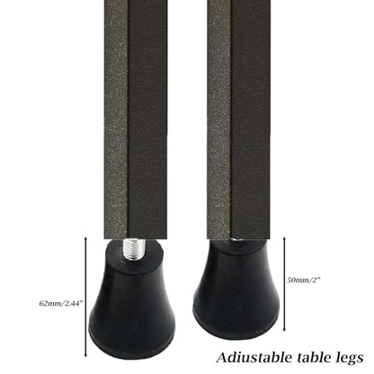 4Pcs 2-inch Height Rubber Furniture Legs Feet Pads Anti-Slip Risers Replacement for Furniture Chair Table Sofa (M8x12mm Bolt), Not Include Four-Claw Nuts - size: 2in-Height /M8 Bolt
