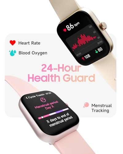 1.91" Smart Watch for Women with ALEXA, Fitness Watch for Android iOS Phone - color: Beige