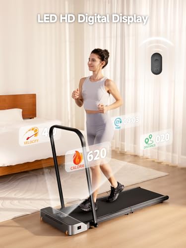WalkingPad Foldable Walking Pad Treadmill with Handle Bar Under Desk