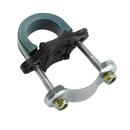 Upper Bounce Trampoline Enclosure Pole Connectors, Replacement Hardware Parts and Accessories, U-Shaped Safety Clamps, Fits up to 1" Diameter and 1.5” Legs, Set of 12 - color: Silver, size: 1" Pole / 1.5" Leg (Set of 12)