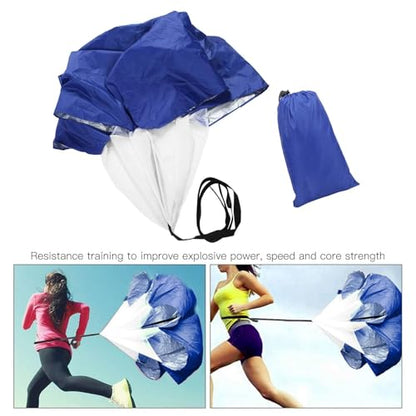 Cyrank Running Parachute, Adjustable Running Speed Training Speed Training Parachute Sports Power Drills Chute for Youth and Adults