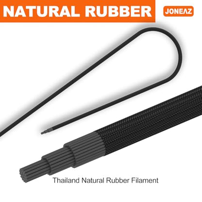 Bungee Cord with Balls 15 Inch, UV Resistant, Black, 50- Piece - size: 15 inch X 1 inch Ball