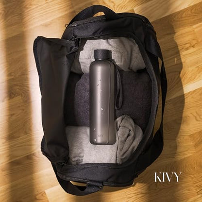 KIVY Slim Water Bottle 32oz Tritan - Lightweight & Shatterproof - BPA-Free - color: 05 Navy Blue, size: 32 Ounces