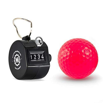 MARATHON CO200001 Handheld Tally Counter with Finger Ring for Sports, Warehouse, Laboratories, Factories and Offices. Guaranteed for 100,000 Clicks