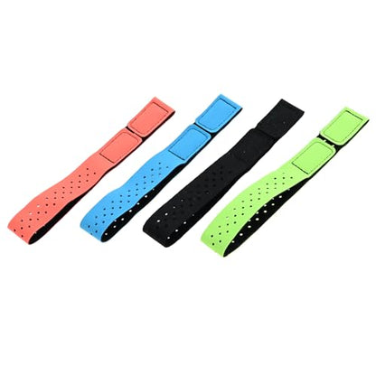 4PCS Replacement Heart Rate Monitor Band, Soft Adjustable Armband Straps