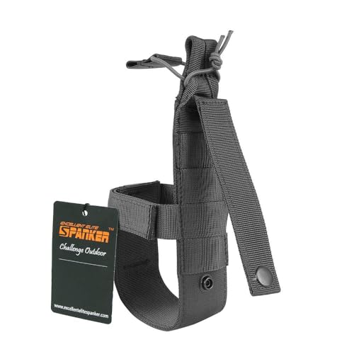 EXCELLENT ELITE SPANKER Tactical Military Portable Belt Bottle Holder Pouch - color: GRY
