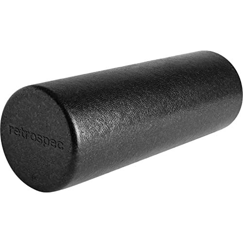 Retrospec Relief Foam Roller High-Density EPP Extra Firm Round Foam Roller for Exercise, Massage Yoga, Pilates and Post Workout Muscle Recovery - size: 18"
