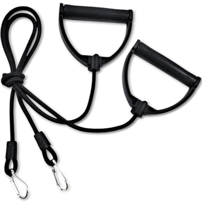 1 Pair Stepper Resistance Bands with Clips, Pedal Resistance Band with Handle, Fitness Pull Rope for Workout Strength Training at Home
