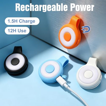 Rechargeable Nurse Lights Clip On for Night Shift, Badge Light - color: O-White