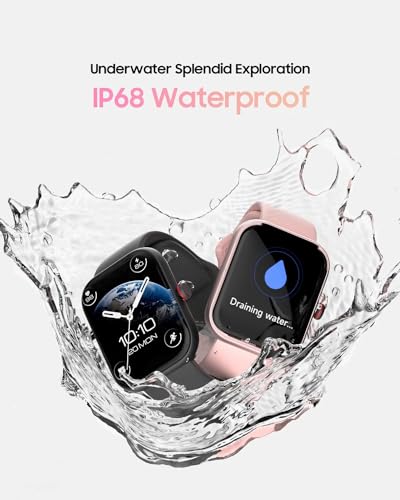 1.91" Smart Watch for Women with ALEXA, Fitness Watch for Android iOS Phone - color: Light Pink