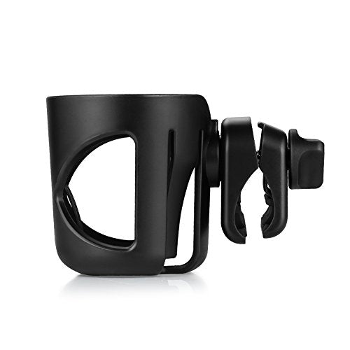 Accmor Stroller Cup Holder, Cup Holder for Walker Bike Wheelchair - color: All Black