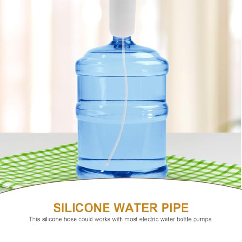 POPETPOP 4Pcs Silicone Tubing Hose Replacement for Water Dispenser Pumps Flexible and Wear-resistant Soft Silicone Tubes Compatible with Electric USB Rechargeable Automatic Drinking Water Pumps