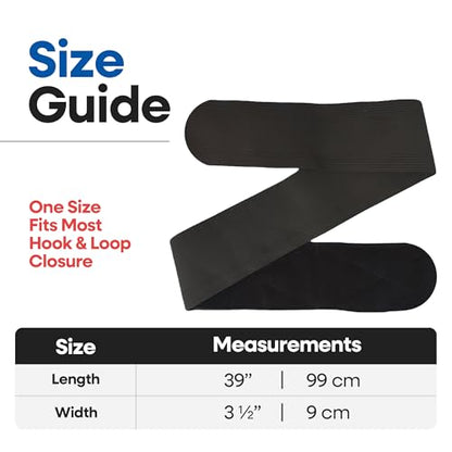 Breast Augmentation Post Op Band - Breast Implant Stabilizer Post Surgery - After Breast Sugery Must Haves - Breast Augmentation Post Op Bra - Breast Implant Bra - Chest Compression Wrap (Fits Most - Black) - color: Black