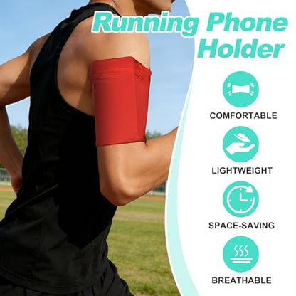 Cell Phone Armband Sleeve, Universal Sports Arm Band Sleeves Stretches to Fit All Phones Holder Light Blue - Fitting for (Fitness ExerciseWorkout/Hiking/Jogging/Gym) - color: Light Blue