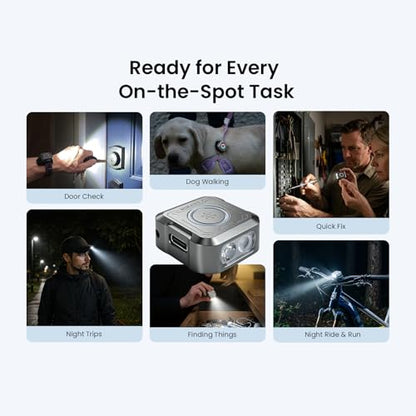 sofirn SE1 Mini Keychain Flashlight, 300LM Rechargeable EDC Light UV RGB - color: Grey-SE1