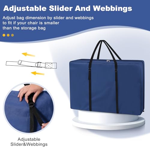 Explore Land Chair Storage Bag for Folding Longue Zero Gravity, Blue - color: 1 Pack: Blue