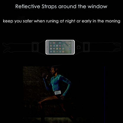 Fanny pack, Running Belt, Waist Bag Women & Men for iPhone 13 12 11 Pro Max/XR/XS Max/X/XS/8 7 6 6S Plus, for Samsung Galaxy S/Note, All Mobiles up to 6.7'',Gym Workout Fitness Gear-Black - color: Black