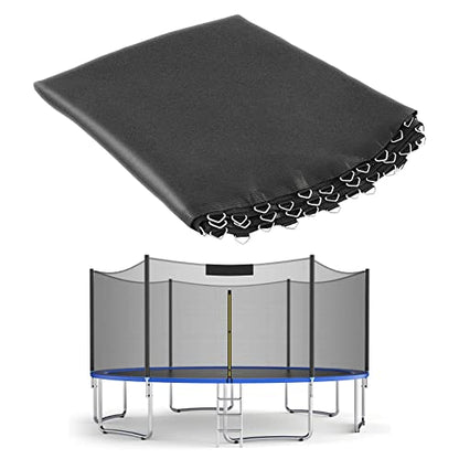 Giantex Replacement Trampoline Mat - style: 16Ft w/ 108 V-Hooks 7'' Spring