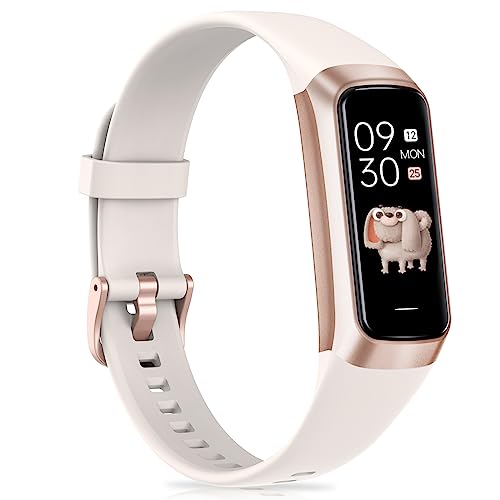 Fitness Tracker with 24/7Heart Rate, Blood Pressure, Sleep Tracking,Calorie - color: Beige