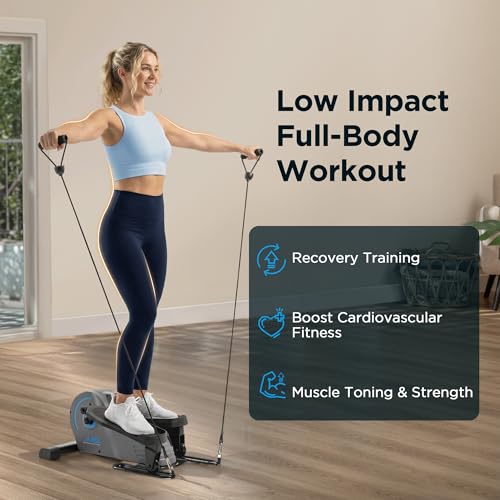 JLL Mini Smart Megnetic Elliptical Machine with SunnyFit App for Home