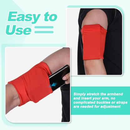 Cell Phone Armband Sleeve, Universal Sports Arm Band Sleeves Stretches to Fit All Phones Holder Linen Black - Fitting for (Fitness ExerciseWorkout/Hiking/Jogging/Gym) - color: Linen Black
