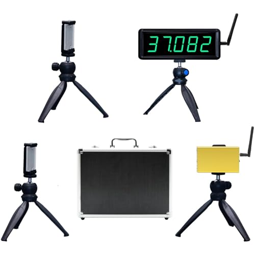 Laser Timer for Sprints,Stopwatch for Track 40 60 Yard Dash,Electronic Stopwatch for Running,Football,Track & Field Speed Training, Battery Powered Race Timer