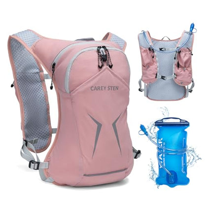 Carey STEN Lightweight Hydration Backpack with 1.5-Liter Water Bag - color: pink