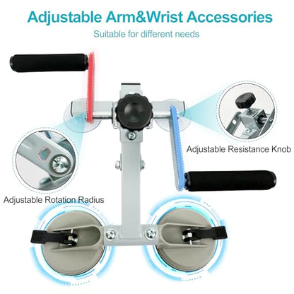 Arm Bike for Physical Therapy with A Rehabilitation Training Glove - color: 3 Functions