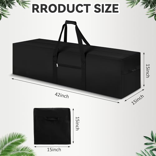 1 Pcs 42 x 15 x 15, 154 L Versatile Large Duffle Bag, Black - color: Black, size: 42 x 15 x 15 Inch, 154 L