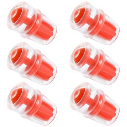 PEUTIER 6pcs Bite Valve Replacement Sheath for Osprey, Silicone Hydration Pack Bite Valve Replacement Nozzle Mouthpiece for Hydration Pack System