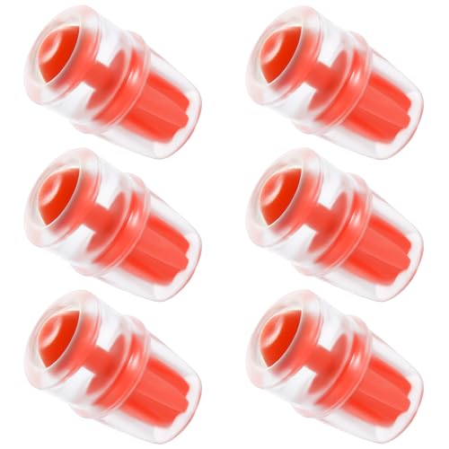PEUTIER 6pcs Bite Valve Replacement Sheath for Osprey, Silicone Hydration Pack Bite Valve Replacement Nozzle Mouthpiece for Hydration Pack System