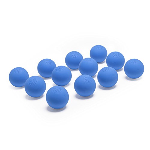 Champion Sports Lacrosse Balls – Official Size NCAA, NFHS, NOCSAE Certified, Packs of 3, 6, 12, 60 or 120 for Practice & Games, Multiple Colors - color: Blue, style: 12 Pack